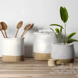 Decorative with baskets